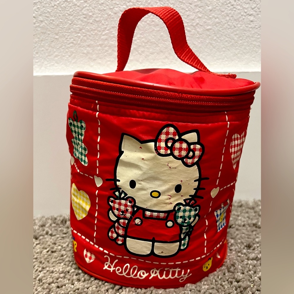 RARE. VINTAGE 1994 Sanrio Hello Kitty vanity bag